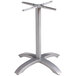 Grosfillex US740009 Silver Gray Aluminum Central Pedestal Base
