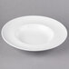 A 10 Strawberry Street white porcelain pasta bowl with a rim.