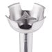 A KitchenAid stainless steel blending arm with a metal blade.