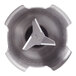 The silver metal blending arm with a star-shaped metal end.