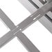 A close-up of an Avantco refrigeration pan divider bar.