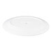 A white oval porcelain platter.