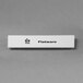 A white rectangular Cambro flatware extender clip with black text.