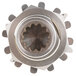 A close-up of a Hamilton Beach blender repair kit gear wheel with a hole in it.