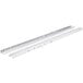 A pair of white metal Wolf RSHELF-XL36 brackets.