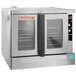 A stainless steel Blodgett commercial convection oven with glass doors.