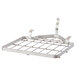 A metal rack with metal handles and bars for a Hobart mixer tray.