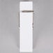 A white rectangular American Metalcraft clothespin card holder with a metal clip.