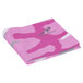 A folded pink camouflage Headsweats headband.