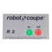 A Robot Coupe on/off switch assembly with red and green buttons.