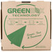GreenBox 16 inch x 16 inch x 2 inch Corrugated Pizza Box with Built-In Plates and Storage Container - 50/Case