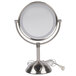 Conair BE119WH 8 1/2 inch Satin Nickel Freestanding LED Lighted Vanity Mirror with On / Off Switch