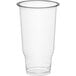 A clear plastic cup with a lid.