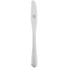 A 10 Strawberry Street stainless steel dinner knife with a handle.
