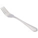 A close-up of a 10 Strawberry Street Lincoln stainless steel dinner fork with a silver handle.