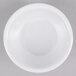 A white Thunder Group fluted melamine ramekin on a gray surface.