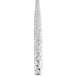 A silver 10 Strawberry Street heavy weight stainless steel dinner spoon with a textured surface.