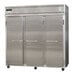 A Continental Refrigerator with stainless steel doors.