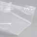 An ARY VacMaster clear plastic vacuum packaging bag with a zipper.