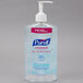 A bottle of Purell Advanced Gel Hand Sanitizer.