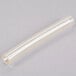 A clear plastic tube on a white background.