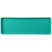 A mint green rectangular MFG Tray with a white border.