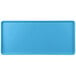 A sky blue rectangular MFG Tray display tray.