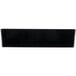 A black rectangular Tablecraft melamine bowl.