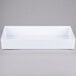 A white rectangular Tablecraft bowl with straight sides.