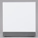 A white square base with a gray surface.