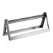 A stainless steel Bulman paper dispenser with a serrated blade.