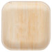 An EcoChoice square palm leaf plate.