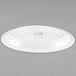 A white oval Libbey porcelain platter.