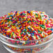 Bulk Rainbow Sprinkles, 25 lbs. - WebstaurantStore