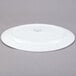 A white Libbey porcelain coupe platter on a white background.