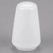 A white Libbey Reflections porcelain salt shaker.