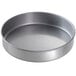 A Chicago Metallic round aluminized steel cake pan.