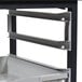 A white Luxor mobile storage unit with drawers open.