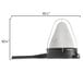 A Matfer Bourgeat Exoglass bouillon strainer with a cone-shaped filter.
