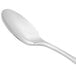 A Libbey stainless steel demitasse spoon with a handle.