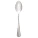 A Libbey stainless steel teaspoon with a silver handle on a white background.