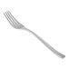 A close-up of a Libbey stainless steel dinner fork with a silver handle.