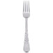 A Libbey stainless steel dinner fork with a silver handle.