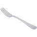 A Libbey stainless steel dinner fork with a silver handle.