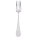 A stainless steel Libbey Baguette II dinner fork with a silver handle.