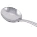 A Libbey stainless steel bouillon spoon with a silver handle and spoon.