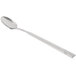 A Libbey stainless steel iced tea spoon with a long handle.