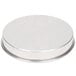 An American Metalcraft aluminum round pizza pan with straight sides.