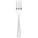 A Libbey stainless steel salad fork with a silver handle.