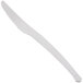 A silver World Tableware Esquire mini knife with a white handle.